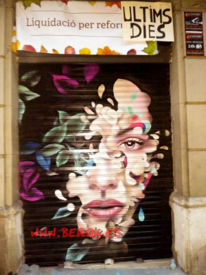 Graffiti Persiana Barcelona 300x100000