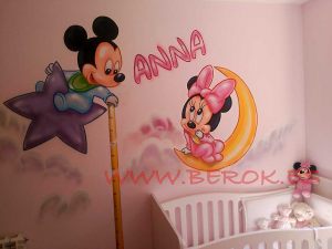 Mural Infantil Disney Ana 300x100000