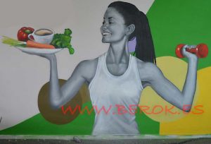 Mural Cafeteria Gimnasio Parc Del Garraf Sport A I E 300x100000