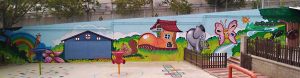 Mural Infantil Patio Escola Pia 300x100000
