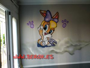 Graffiti Looney Tunes Bunny 300x100000