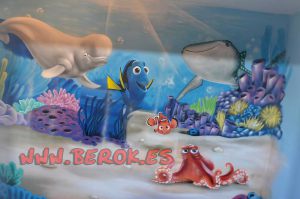 Mural Infantil Nemo 300x100000