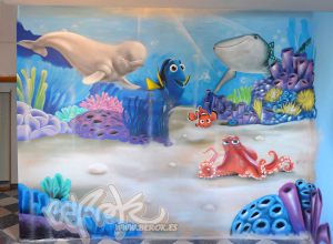 Nemo Mural Infantil Dory 300x100000