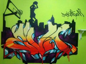 Graffiti Habitacion Juvenil Eva 300x100000