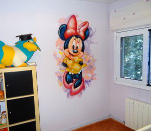 Decoracion Infantil Minnie Mouse 300x100000