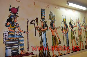 Pintura Mural Egipcia 300x100000
