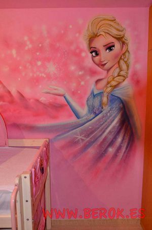 Mural Infantil Frozen 300x100000