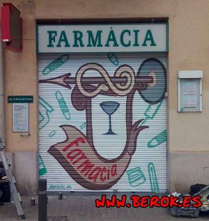 Graffiti Farmacia 300x100000