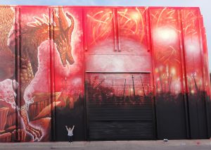 Big Dragon Mural 300x100000