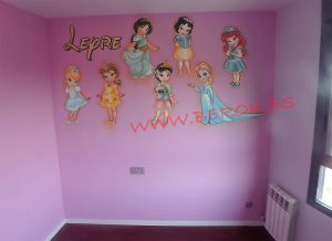 Mural infantil Princesas Disney