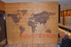 mural mapa madera