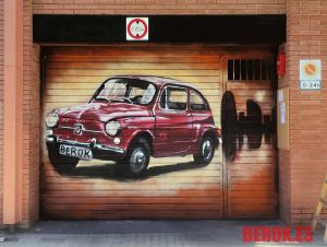 Seat 600 Rojo Persiana Garaje Barcelona