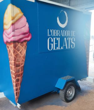 Rotulacion Caravana Helados Mora Hebre 300x100000