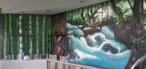 mural-surrealista-cascada