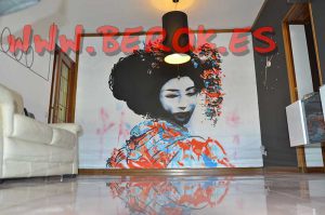 Pintura Mural Comedor 300x100000
