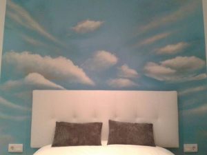 Decoracion Mural Cielo Cabecero Matrimonio 300x100000