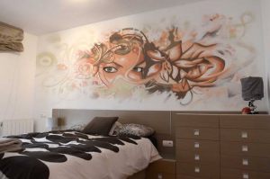 Decoracion Mural De Dormitorio 300x100000