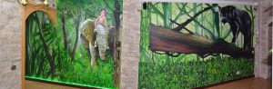 Graffiti Selva Comedor 300x100000