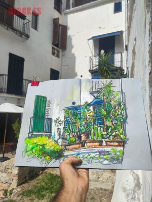 Dibujante Sitges Cuaderno 300x100000
