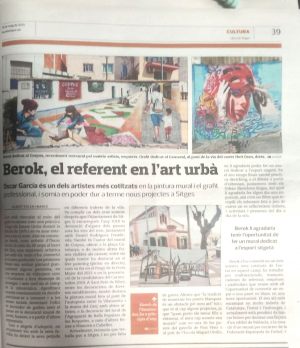 Berok referent en arte urbano Eco Sitges