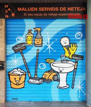 Graffiti Persiana Limpieza Maluen Serveis Neteja 300x100000