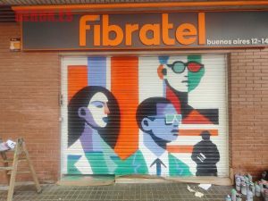 Graffitis Persiana Fibratel Barcelona Hospitalet Santa Eulalia 300x100000