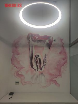Graffiti Dentista Muela 300x100000