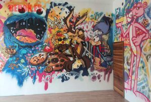 Graffiti Monstruo Galletas Correcaminos Cookies 300x100000