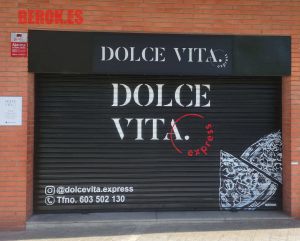 Graffiti Profesional Persianas Mataro Pizzeria 300x100000