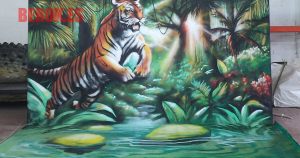 mural-3d-tigre-selva