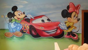 rayo-mcqueen-mickey-y-minnie-mouse