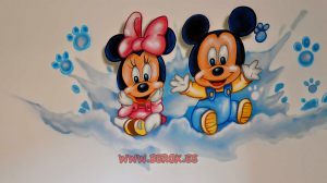 Murales-infantiles-Minnie-Mouse