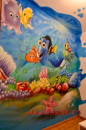 mural_infantil_nemo_corales