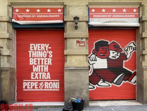 Graffiti Persianas Pintadas Pepe Roni Pizza 300x100000