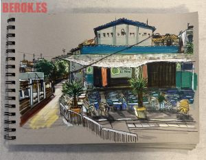 Ilustracion Urbana Reserva El Refugio Cuaderno Acuarela Sketch Urban Sketch 300x100000
