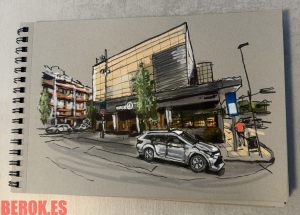Sketch Urbano Mercat De Sitges 300x100000