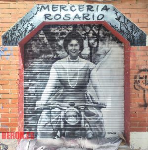 Graffiti Merceria Rosario Badalona Dep Homenaje Madre Pablo 300x100000
