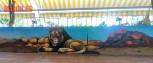 Graffiti Mural Leon De Judah 300x100000