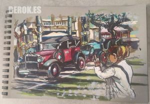 Urban Sketch Rally Sitges Barcelona 300x100000
