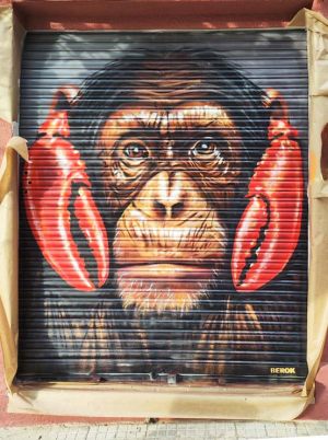 Graffiti Persiana Mono Langosta Oir 300x100000