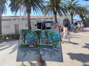 Dibujo Sketch Club De Mar Sitges Usk 300x100000